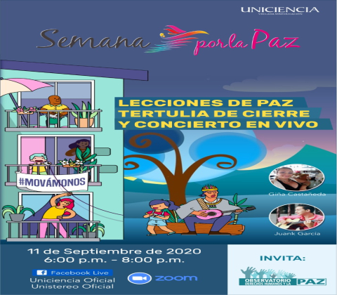 Tertulia de cierre: lecciones de paz y concierto